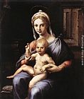 Giulio Romano Madonna and Child painting